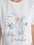 LC Waikiki Crew Neck Printed Short Sleeve Women's T-shirt